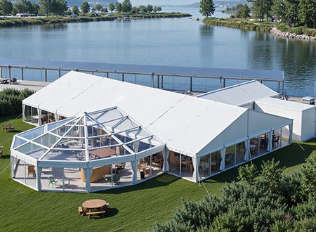 炎炎夏日，活動(dòng)篷房怎么做好隔熱措施